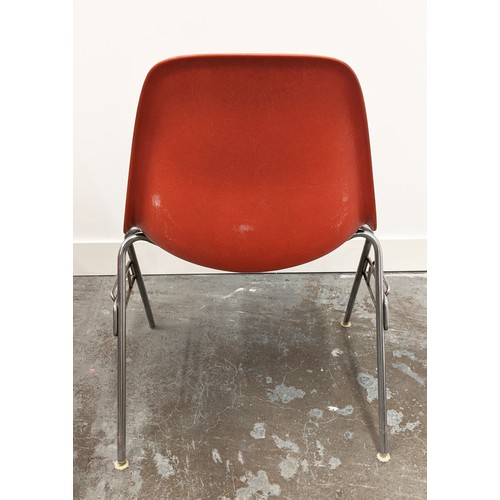 375 - HERMAN MILLER DSS CHAIRS, a set of eleven, by Charles and Ray Eames, vintage 20th century, 80.5cm H ... 