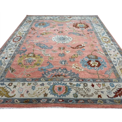 126 - FINE CONTEMPORARY SULTANABAD DESIGN CARPET, 295x245cm.