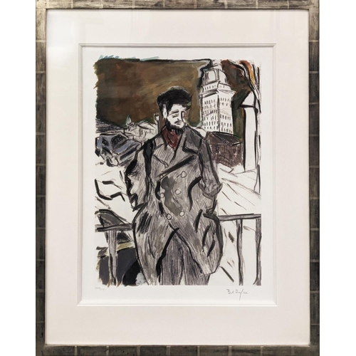 14 - BOB DYLAN (American b. 1941), 'Man on a Bridge', a portfolio of four giclee prints, The Drawn Blank ... 