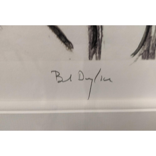 14 - BOB DYLAN (American b. 1941), 'Man on a Bridge', a portfolio of four giclee prints, The Drawn Blank ... 