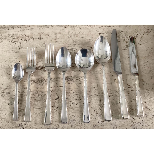 160 - CANTEEN OF CUTLERY, Samuel Butler 'Cavendish' Kinelworth, twelve place, seven piece, approx 88 piece... 