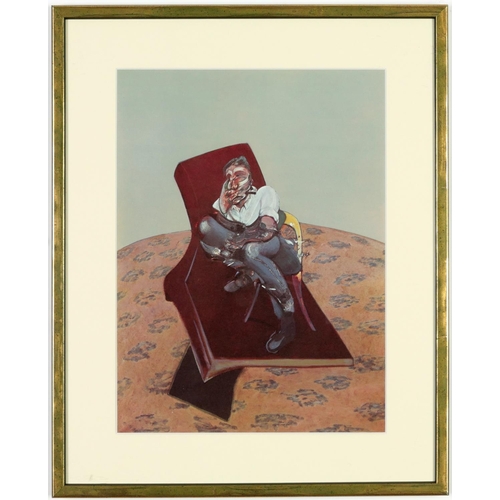39 - FRANCIS BACON, triptych Portrait of George Dyer, a set of three off-set lithographs, printed by Maeg... 