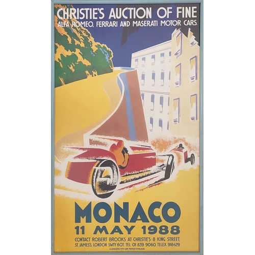 94 - 'MONACO, 11 May 1988, 'Auction of Fine Alfa Romeo, Ferrari and Maseratti, Motor Cars', & three other... 