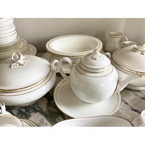 159 - DINNER SERVICE, English Fine Bone China Royal Worcester 'Contessa', twelve place, six piece settings... 