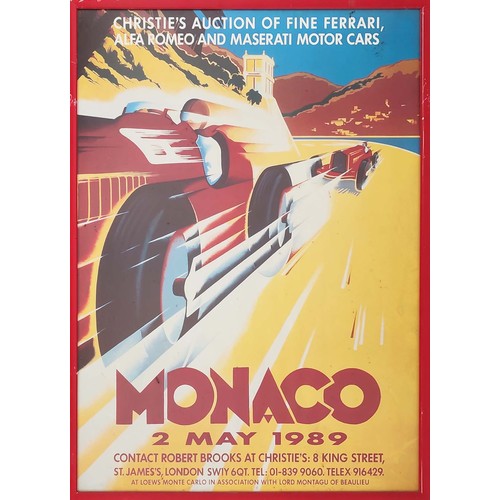 94 - 'MONACO, 11 May 1988, 'Auction of Fine Alfa Romeo, Ferrari and Maseratti, Motor Cars', & three other... 