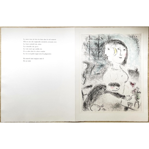 24 - MARC CHAGALL (1887-1985), 'Ce lui qui dit les choses sans rien dire', original etching and aquatint,... 