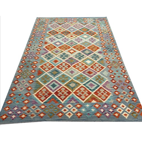 140 - FINE ANATOLIAN DESIGN KILIM, 245x180cm.