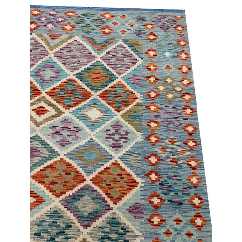 140 - FINE ANATOLIAN DESIGN KILIM, 245x180cm.