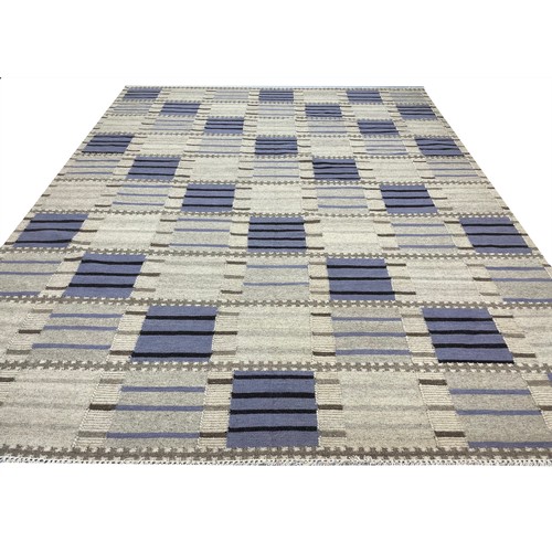 146 - FINE SWEDISH DESIGN KILIM, 300cm x 248cm.