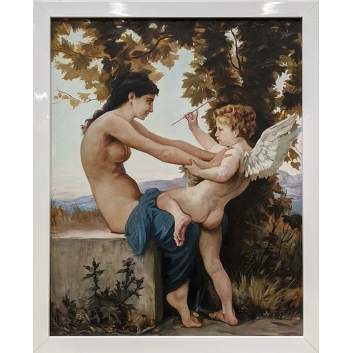 35 - ALEXANDER SHEVCHUK (21st century), 'Cupid & Psyche', After William-Adolphe Bouguereau, oil on canvas... 