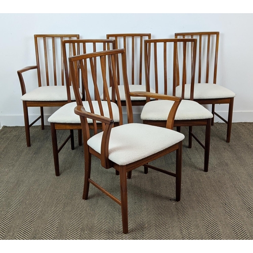 274 - DINING CHAIRS ATTRIBUTED TO MACINTOSH, a set of six, mid 20th century, including two armchairs, with... 