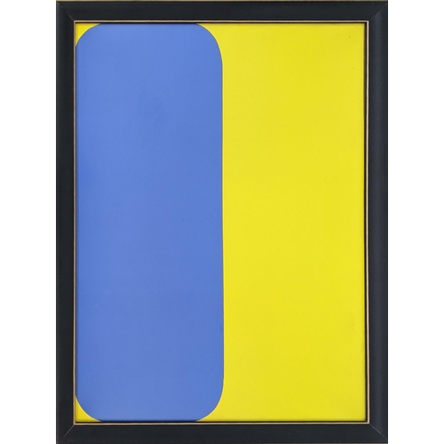 28 - ELLWORTH KELLY, Abstracts, lithograph, 37cm x 27cm, framed and one other.