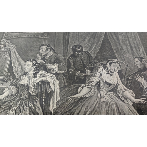 33 - WILLIAM HOGARTH, 'Marriage a la mode', engravings approx 44cm x 56cm, framed, one differing.