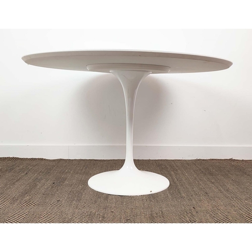 332 - AFTER EERO SAARINEN TULIP STYLE DINING TABLE, 120cm x 74cm H.