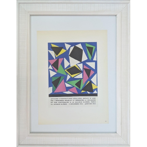 49 - HENRI MATISSE, 'Affiches d'expositions', lithograph, 31.5cm x 24cm, framed, published Mourlot 1953.