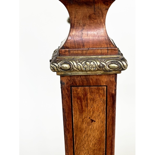 124 - HALL/CENTRE TABLE, Victorian burr walnut, inlaid and gilt metal mounted in the French taste with squ... 