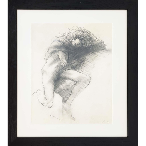 64 - RALPH BROWN RA (1928-2013), 'Nude study', lithograph initialled and numbered in pencil, 18/77, 47cm ... 