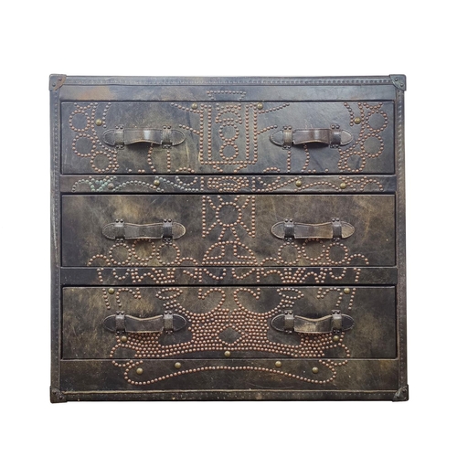 361 - ANDREW MARTIN CHEST OF DRAWERS, 99cm W x 48cm D x 91cm H.