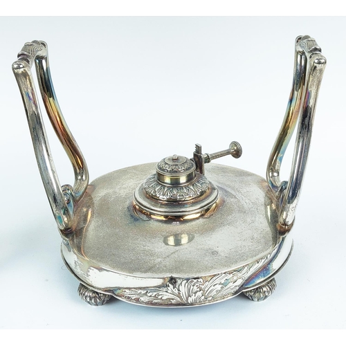 1 - A DANISH MICHELSEN STERLING SILVER TEA AND COFFEE SERVICE, comprising, spirit kettle and stand, teap... 