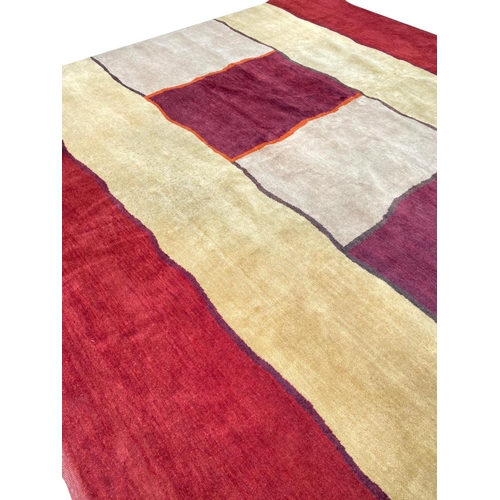 155 - VINTAGE ART DECO CARPET, 300cm x 205cm.