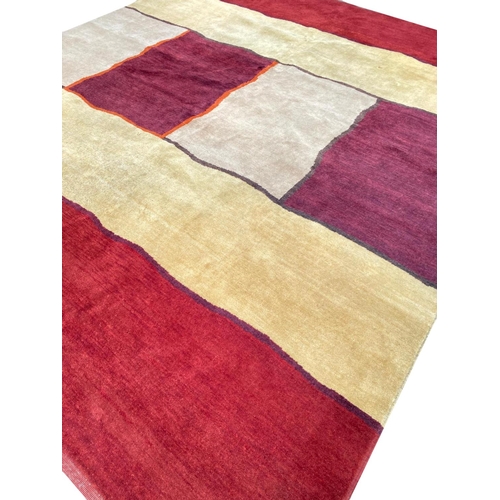 155 - VINTAGE ART DECO CARPET, 300cm x 205cm.