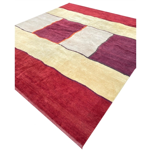 155 - VINTAGE ART DECO CARPET, 300cm x 205cm.