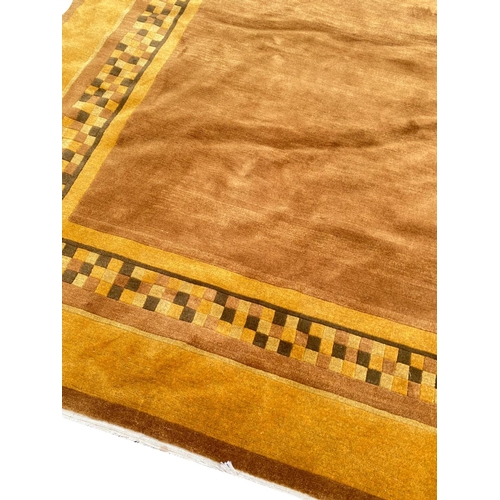 159 - VINTAGE TIBETON TEMPLE CARPET, 295cm x 245cm