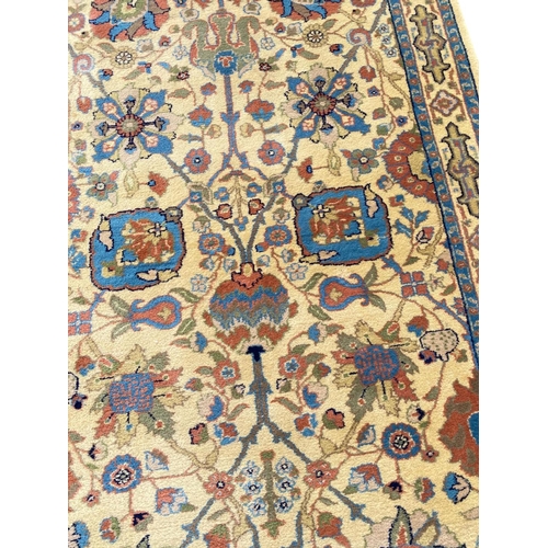 165 - VERY FINE SHAH ABBAS DESIGN TABRIZ RUNNER, 370cm x 80cm.