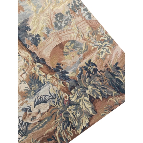 168 - ANTIQUE VERDURE DEISGN TAPESTRY, 180cm x 140cm.