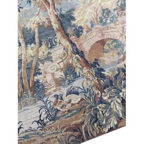 168 - ANTIQUE VERDURE DEISGN TAPESTRY, 180cm x 140cm.