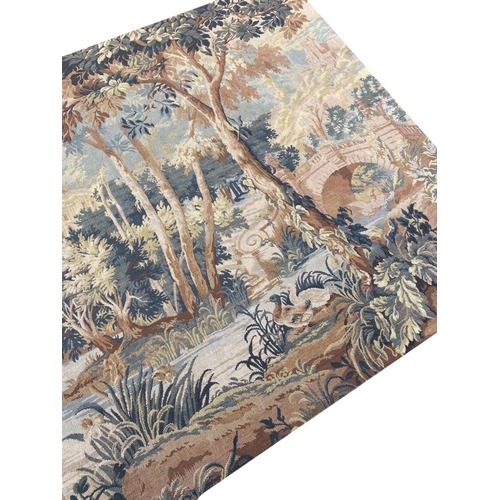 168 - ANTIQUE VERDURE DEISGN TAPESTRY, 180cm x 140cm.