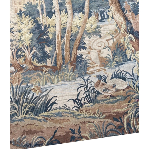 168 - ANTIQUE VERDURE DEISGN TAPESTRY, 180cm x 140cm.