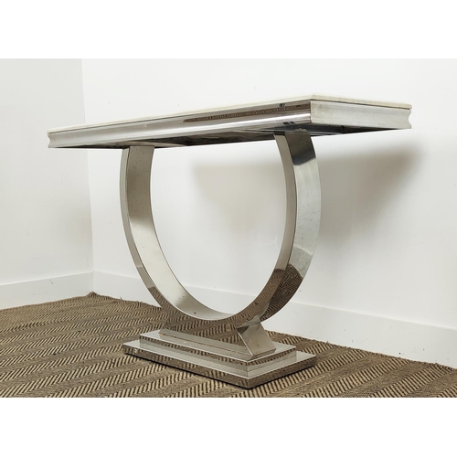 320 - CONSOLE TABLE, Art Deco style design, 120cm x 40cm x 75.5cm approx.