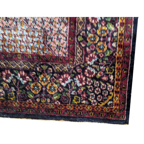 150A - SILK RUG, 181cm x 127cm.