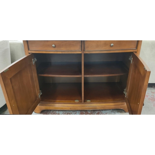 400 - WILLIS & GAMBIER CABINET with 2 drawers above cabinet, 120cm x 89cm x 54cm.