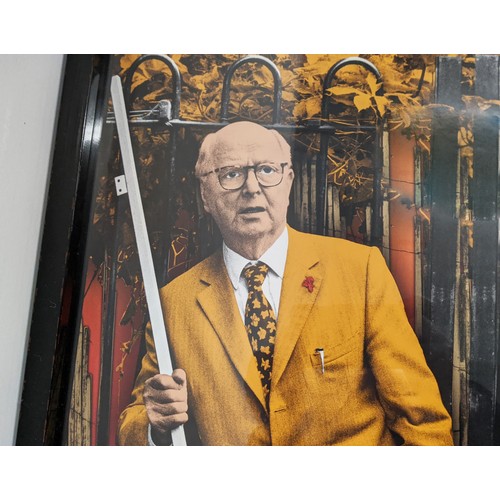 94 - GILBERT & GEORGE 'NEW NORMAL PICTURES', ink jet, 89cm x 59cm, signed, framed.