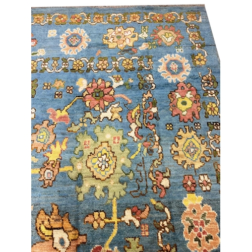 150 - FINE ANATOLIAN OUSHAK CARPET, 402cm x 300cm.