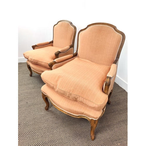 171 - BERGERES, a pair, en suite with previous lot, 95cm H x 71cm. (2)