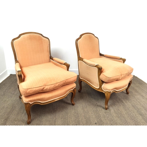 171 - BERGERES, a pair, en suite with previous lot, 95cm H x 71cm. (2)