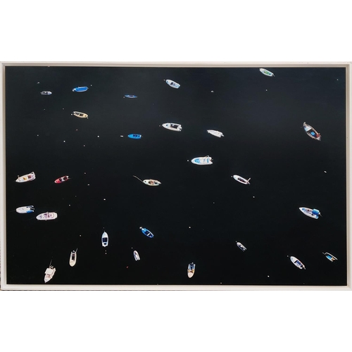 51 - TIM HALL, 'Untitled Boats', c type photographic print, 78cm x 115cm overall.