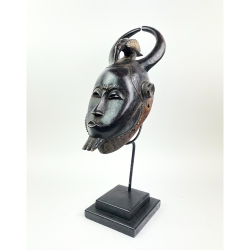 14 - YAOURE MASK, Ivory Coast, 55cm H.