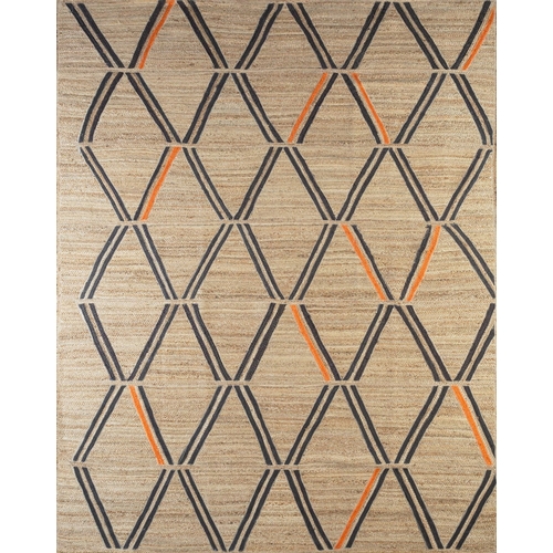 82 - NATURAL JUTE CARPET, 305cm x 246cm.