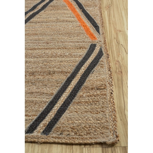 82 - NATURAL JUTE CARPET, 305cm x 246cm.