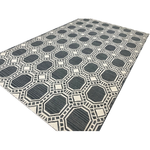 88 - FINE SCANDINAVIAN DESIGN KILIM, 301cm x 200cm.