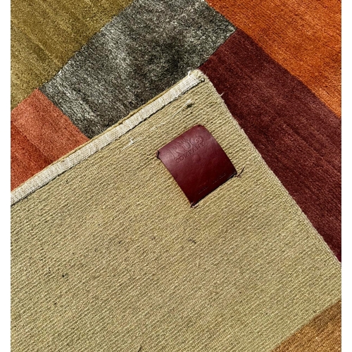 90 - THE RUG COMPANY CARPET, 360cm x 230cm, 'Hue', wool and silk.