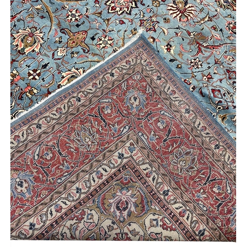 92 - VINTAGE PERSIAN MAHAL CARPET, 368cm x 271cm.