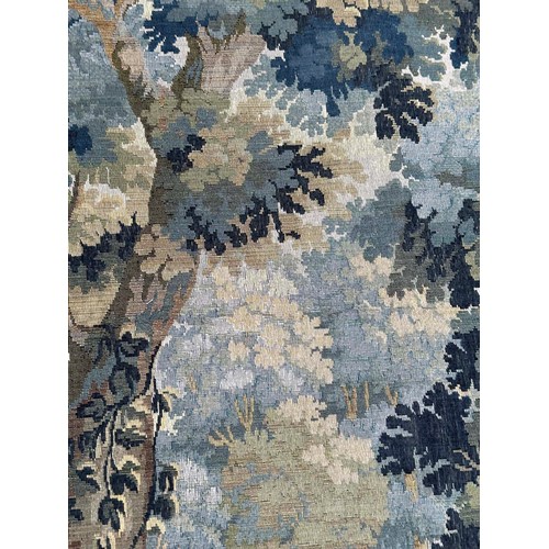 121 - VERDURE TAPESTRY, 17th century style Flemish wall hanging, contemporary reproduction, 187cm x 120cm