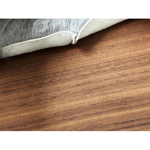 352 - STUA SOLAPA TABLE, later upholstered finish, 130cm  W x 34cm D x 50cm H.