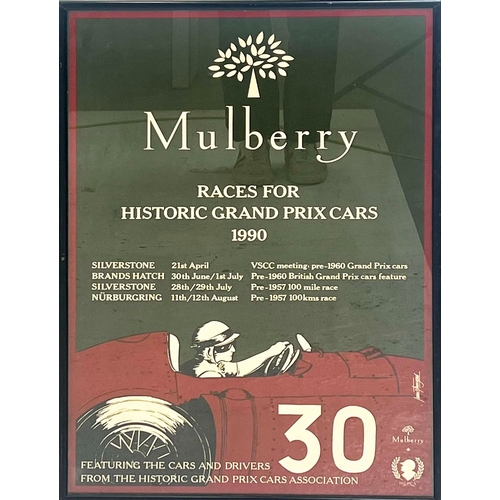 75 - CHRISTIES PEBBLE BEACH POSTER, 'Auction of exceptional motor cars', 1990, 75cm x 49cm, together with... 