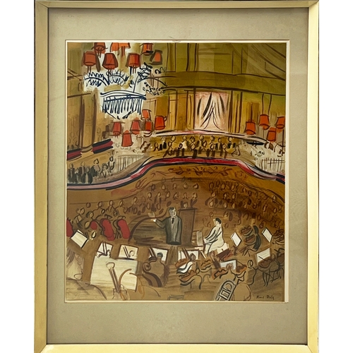 93 - RAOUL DUFY (1877-1953), 'Le Grand Concert', lithograph, 53cm x 44cm, framed, Provenance: The Redfern... 